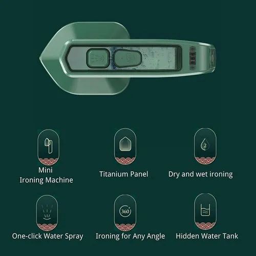 β¨ Professional Micro Steam Iron β Handheld Portable Garment Steamer for Home & Travel.
