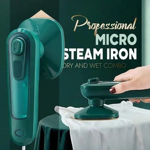 ✨ Professional Micro Steam Iron – Handheld Portable Garment Steamer for Home & Travel.